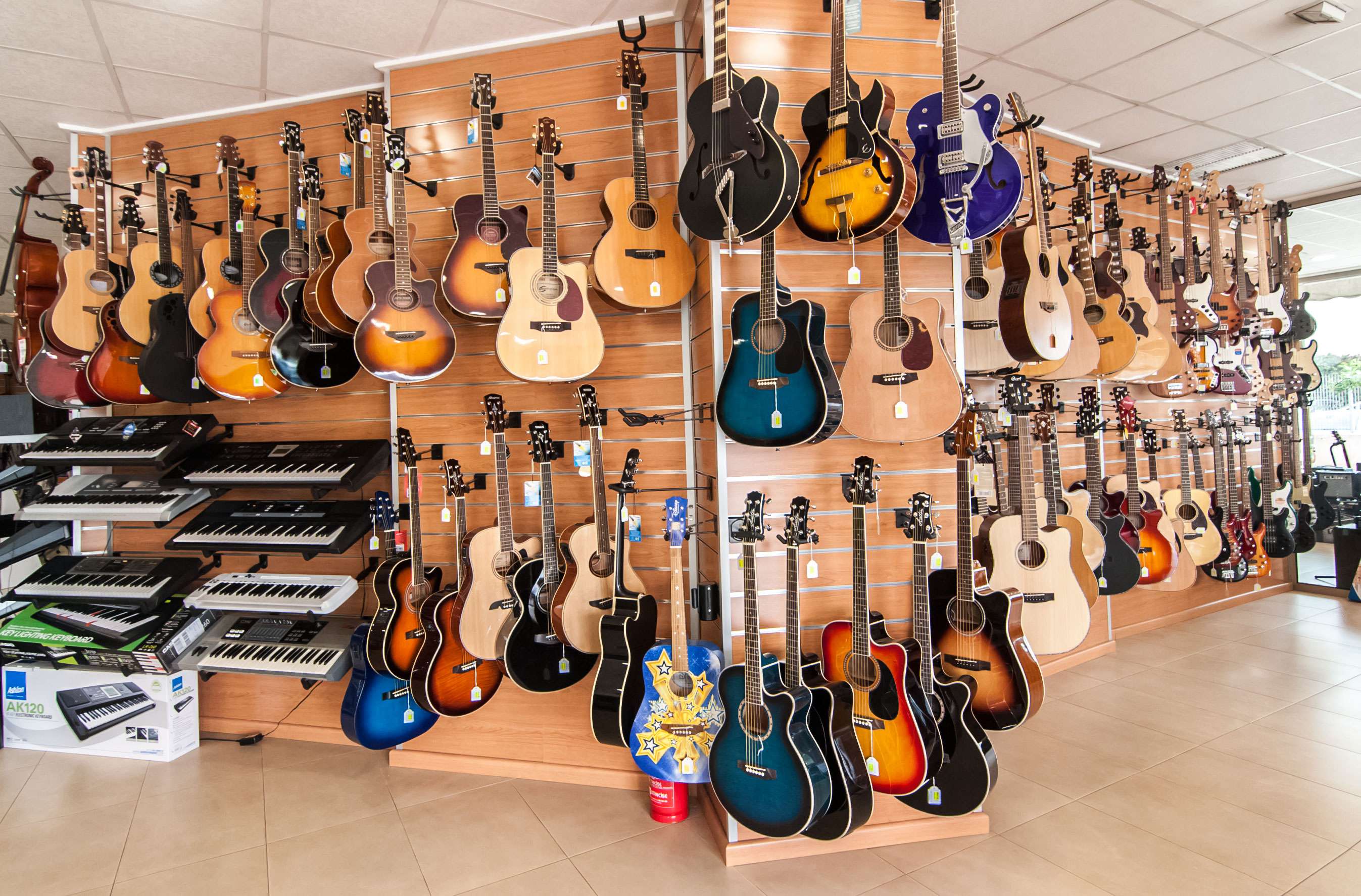 Loja de instrumentos musicais